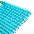 8Mm Garden Greenhouse Clear Blue Colored Roofing Sheets Multiwall Polycarbonate Hollow Sheet